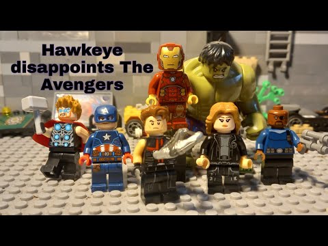 Hawkeye disappoints The Avengers funny LEGO stop-motion marvel LEGO brick film