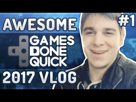 Awesome Games Done Quick 2017 VLOG part 1