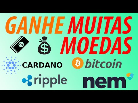 Ganhe MUITAS MOEDAS com essas FAUCETS! ADA! XRP! BTC! NEM!