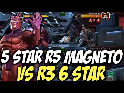 5 Star R5 Magneto Vs 6 Star R3 Mags Damage Comparison | Marvel Contest Of Champions
