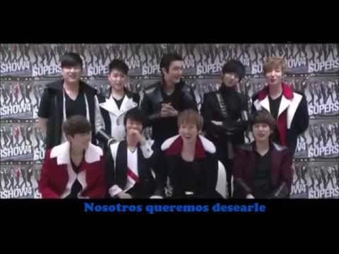 Saludo de super junior para Candde