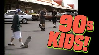 90’s Kids Skateboarding And Hanging Out (1994)