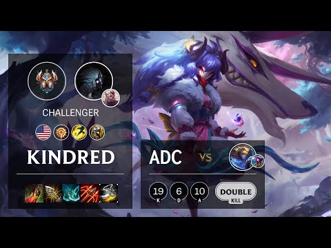 Kindred ADC vs Ezreal - NA Challenger Patch 10.20