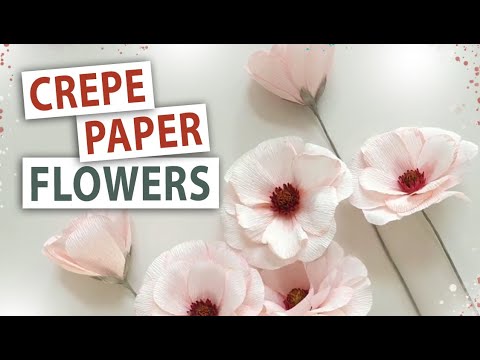 How to Make Crepe Paper Flowers - Easy DIY Video