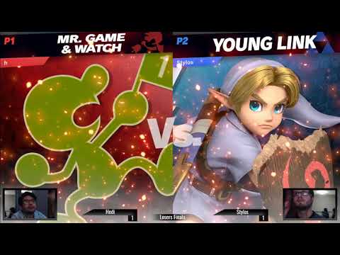 Infinity Showdown 14 - Losers Finals - Hedi(Mr. Game & Watch) vs Stylos(Roy, Chrom, Young Link)