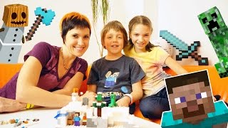 Секреты игры Майнкрафт - Собираем Стива Майнкрафт Лего.