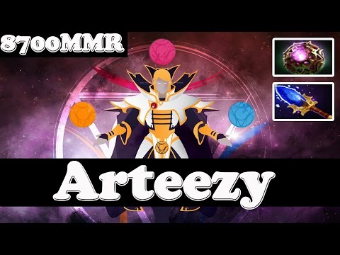 Arteezy 8700 MMR Plays Invoker Vol 7 - Ranked Match Gameplay - Dota 2