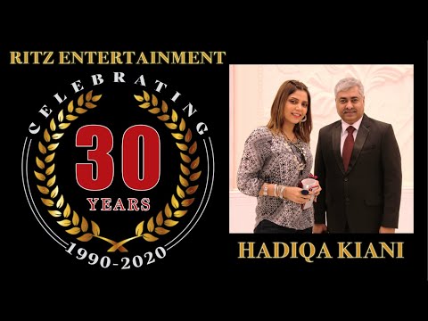 Hadiqa Kiani wishing Ritz Entertainment on their 30th Anniversary