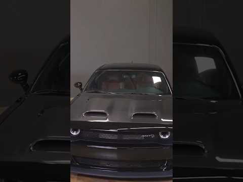 Carbon fiber hood upgrade from Anderson Composites! #challenger #hellcatchallenger