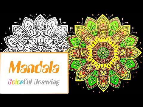 Speed Coloring - Coloriage Mandala n°3 !