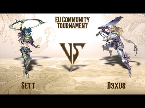 Sett (Tira) VS D3xus (Siegfried) - EU Community Tournament (24.11.2019)
