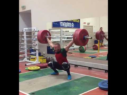 Oleksandr Pielieshenko (85) 180 kg snatch