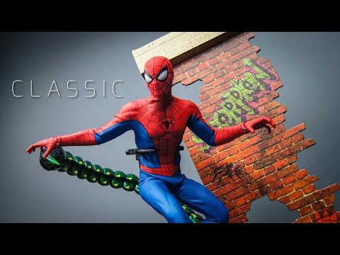Hot Toys Spider-Man Classic Suit Videogame Masterpiece 1/6 Scale 4K Figure Review