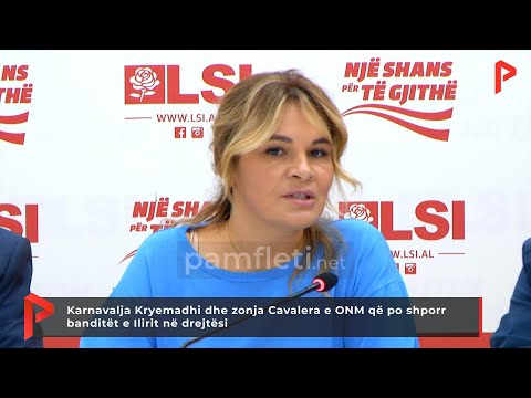 Karnavalja Kryemadhi dhe zonja Cavalera e ONM që po shporr banditët e Ilirit në drejtësi