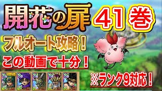【ドラクエタクト】最新版！ランク9対応‼️開花の扉41巻フルオート攻略！この動画で十分です！【実況】【#ドラクエタクト／#ドラゴンクエストタクト／#DQTact】【無課金攻略】