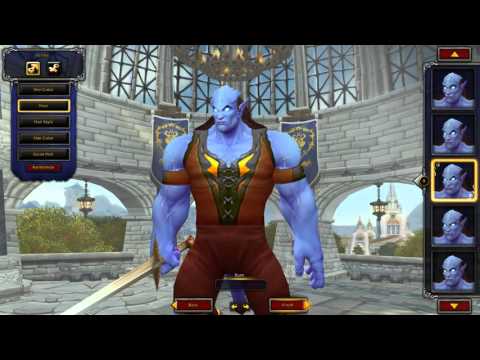 WoW - Draenor - DRAENEI MALE Customization [4K60]