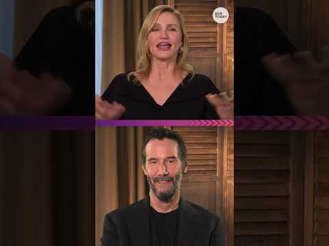 Cameron Diaz and Keanu Reeves on basketball and working together again