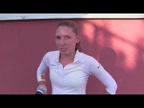 Jekatěrina Alexandrovová po výhře ve čtvrtfinále na EMPIRE Slovak Open 2017