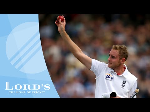 Broad's record breaking 5-wicket haul at Lord's