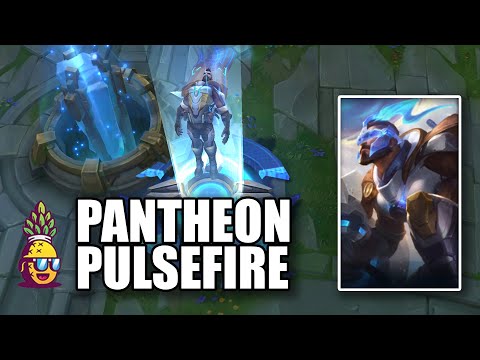 Pantheon Pulsefire 2020 - Skin Spotlights - League of legends