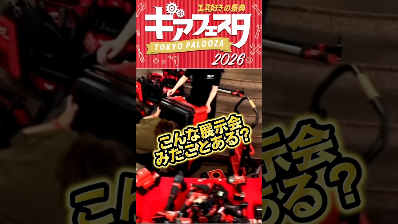 世界中から工具好きが集まる展示会！！ギアフェスタ！