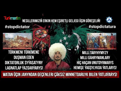 @Turkmenim Gökdepe şehitlerini ýatlap Aýdym: Munda Resul Geldiýew Aşgabatly oglanlara  #stopdictator