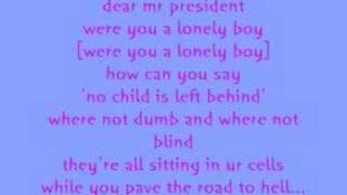 Pink Dear Mr President W/lyrics