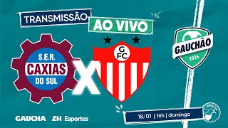 JOGO COMPLETO: CAXIAS 4 X 1 GUARANY DE BAGÉ | GAUCHÃO 2026 | 18/01/2026