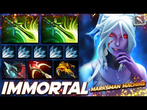 Immortal Drow Ranger Marksman Machine - Dota 2 Pro Gameplay [Watch & Learn]