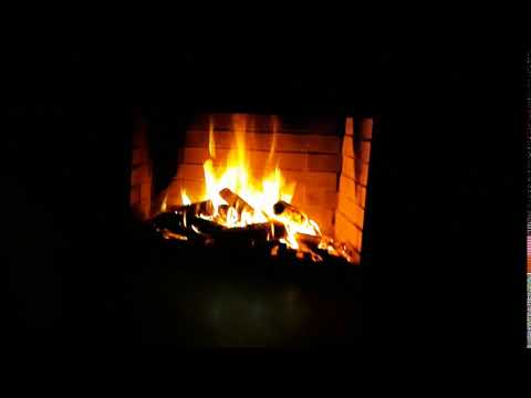 Night Fireplace - Cozy Fire HD video thumbnail