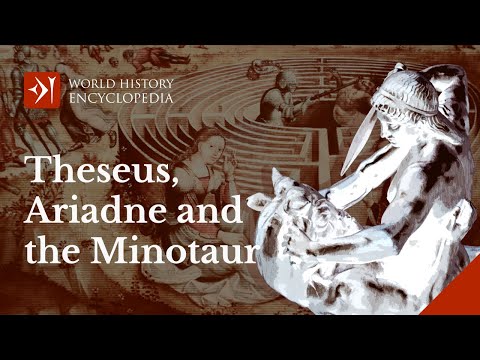 The Greek Myth of Theseus, Ariadne and the Minotaur