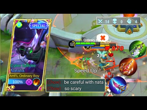 The Reason Why Natalia Is So Scary | Top Global Natalia Gameplay - MLBB