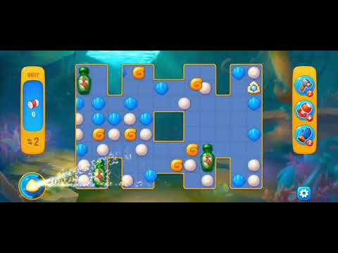 Fishdom Easy Level 9617 (with ingame lightning booster) @choraelmin