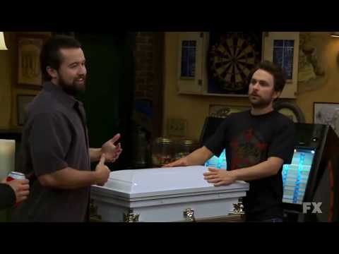 Charlie and Mac reveal Sweet Dees fake baby at its funeral - IASIP