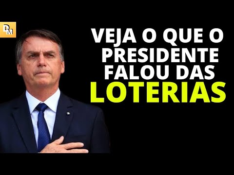 Bolsonaro fala sobre as LOTERIAS CAIXA