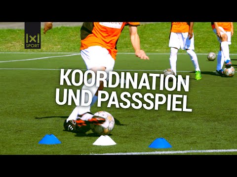 Passing drills for youth football training - passing loop - football exercise with Ingo Anderbrügge