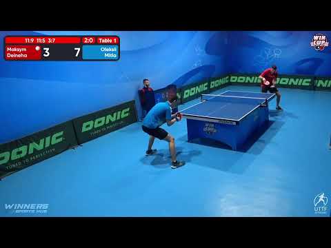 08:00 Maksym Deineha 3 - 0 Oleksii Mitla West 1 WIN CUP 18.10.2022 | TABLE TENNIS WINCUP