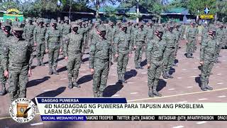 4ID nagdagdag ng puwersa para tapusin ang problema laban sa CPP-NPA