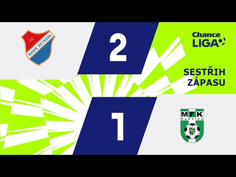 SESTŘIH: Baník - Karviná 2:1. Obrat v závěru zařídil Ewerton, Fleišman vyloučen