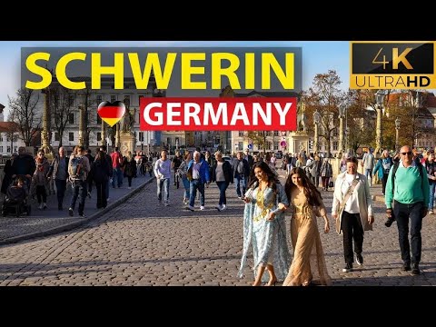 Schwerin 🇩🇪 | Mecklenburg-Vorpommern | Deutschland | Rundgang (36 Min.) | 4K