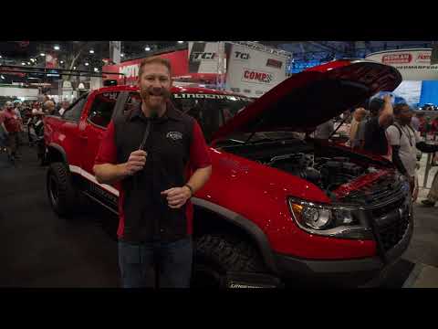Edelbrock Supercharger for the Chevy 3.6L V6 Colorado and Camaro at SEMA 2019