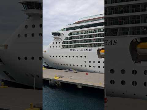 Thumbnail for Jewel of the Seas docked next to Wonder of the Seas in Coco Cay #weekend #travel #vacation