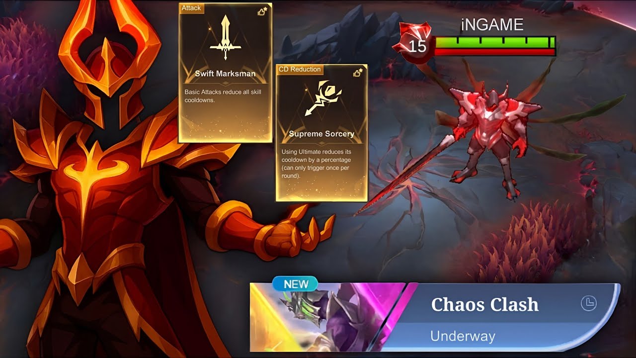 FINALLY GOT THE IMMORTAL DAMAGE HACK GOD HERO IN CHAOS CLASH!! - MLBB