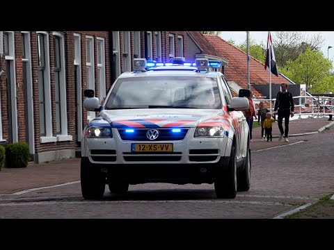 P1, Politie Rijopleiding Touareg met spoed door binnenstad Dokkum