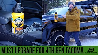 Best 4th Gen Tacoma Mod...Z Precision Large Cup Holder 2024 Toyota Tacoma  Best Mod for Overlander's