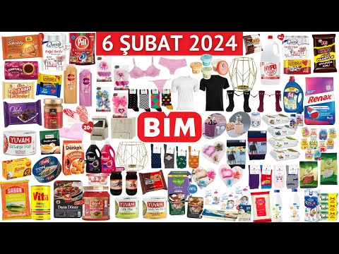 RESMİ KATALOGDAN ✅| BİM 6 ŞUBAT 2024 | BİM İNDİRİMLERİ | GIDA TEMİZLİK ÇAMAŞIR | BİM KAMPANYA AKTÜEL