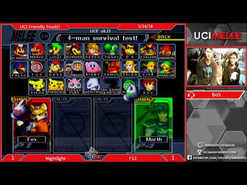 UCI Friendly Feuds - nighlight- vs F12 1 - 5/24