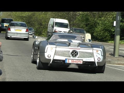 Supercars En Route to Supercar Event - Zonda F | Aventador's | F50 | 458 Speciale!!