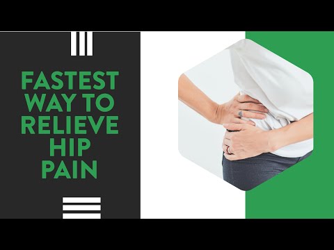 What is the fastest way to relieve hip pain?