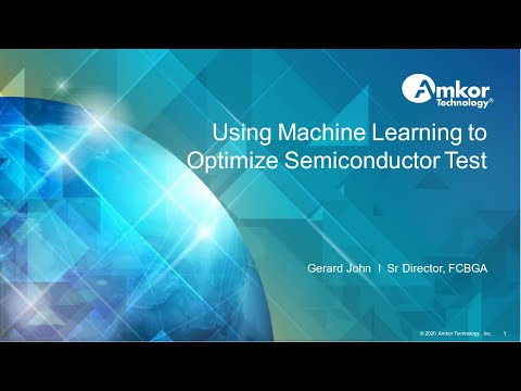 Using Machine Learning to Optimize Semiconductor Test - YouTube